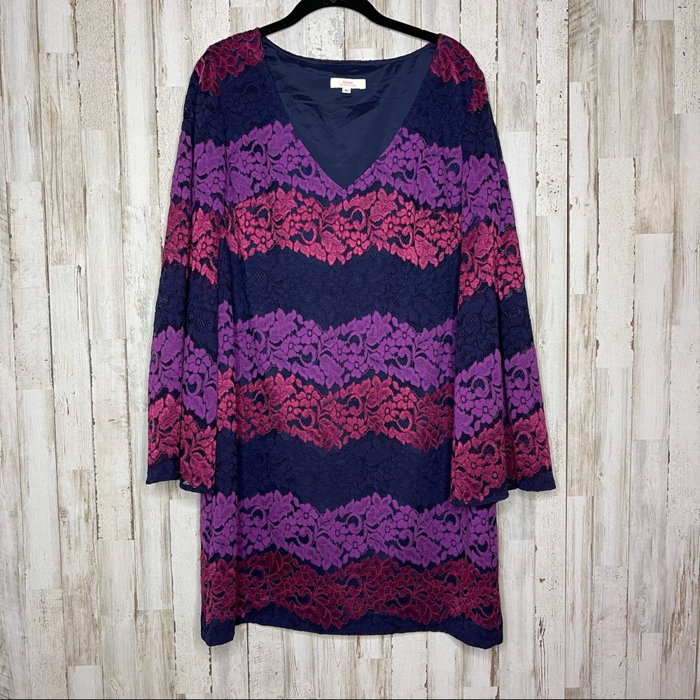 Trina Turk Large Revue Bell Sleeve Lace Dress